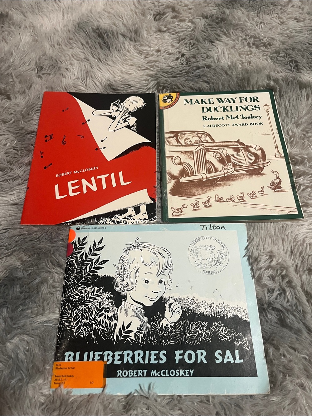 Set of 3 Robert McCloskey Children’s Classics